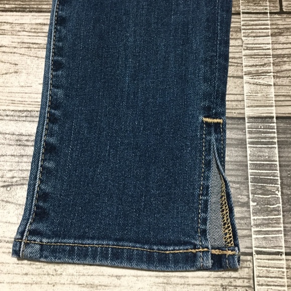 Ag The Farrah High Rise Skinny Ankle Jeans Women’s 27R Blue Ankle Slit - Picture 8 of 10